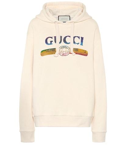 Gucci Sequined Cotton Hoodie