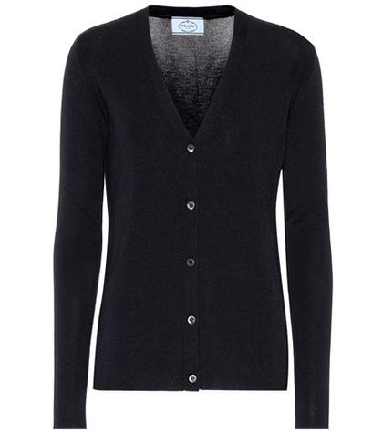 Prada Silk And Cashmere Cardigan