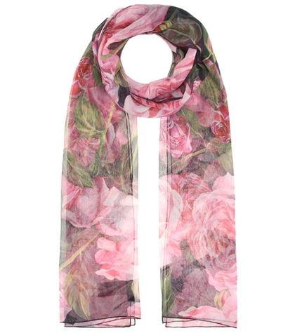 7 For All Mankind Printed Silk Scarf