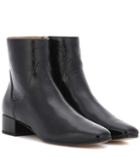 Alexander Mcqueen Patent Leather Ankle Boots
