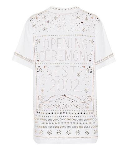 Opening Ceremony Studded Cotton T-shirt