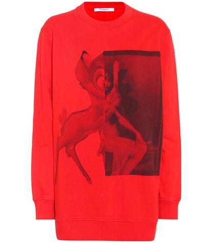 Givenchy Bambi© Cotton Sweatshirt