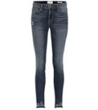Frame Jeanne Front Chew Skinny Jeans