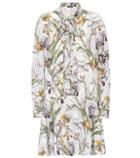 Alexander Mcqueen Floral-printed Silk Dress