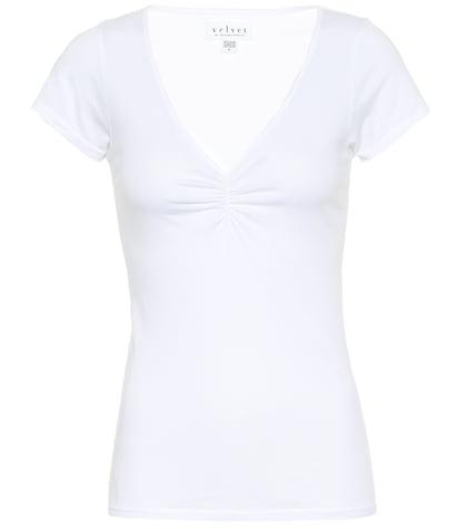 Velvet Bobbie Stretch-cotton T-shirt