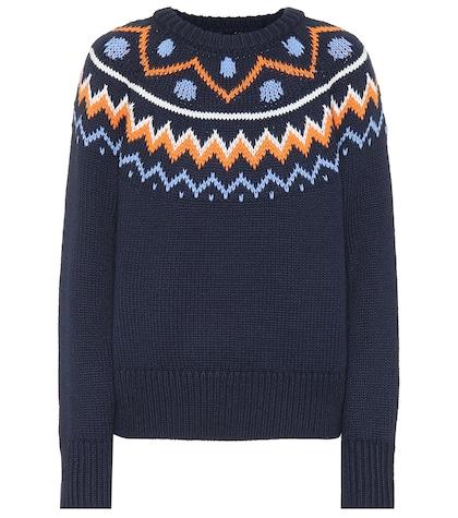 Staud Fair Isle Wool-blend Sweater