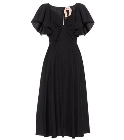 Moncler Gamme Rouge Cotton Midi Dress