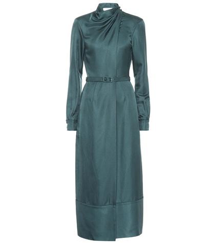 Gabriela Hearst Josefina Silk Midi Dress