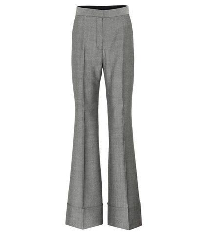 Roger Vivier Flared Wool Pants