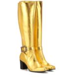 Gucci Metallic Leather Boots