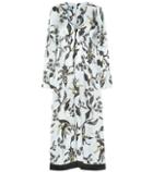 Dorothee Schumacher Tamed Florals Silk-blend Midi Dress
