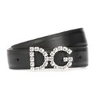 Dolce & Gabbana Dg Logo Leather Belt
