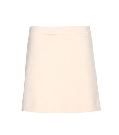 Chlo Wool Crepe Miniskirt