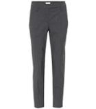 Poupette St Barth Cropped Wool-blend Trousers
