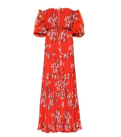 Johanna Ortiz Viajes Del Alma Silk-blend Dress