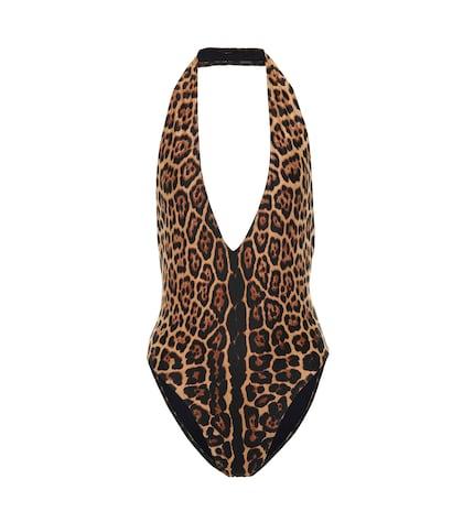 Saint Laurent Leopard-print Swimsuit