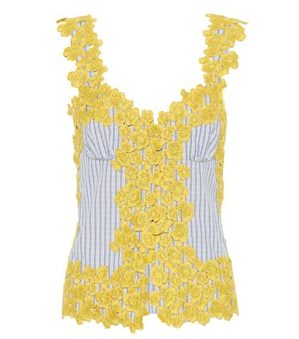 Sorel Lace-trimmed Cotton Top