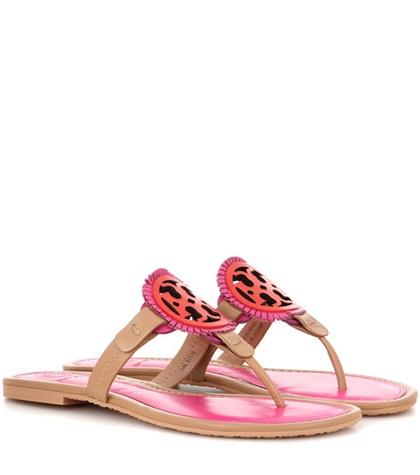 Tory Burch Miller Fringe Sandals