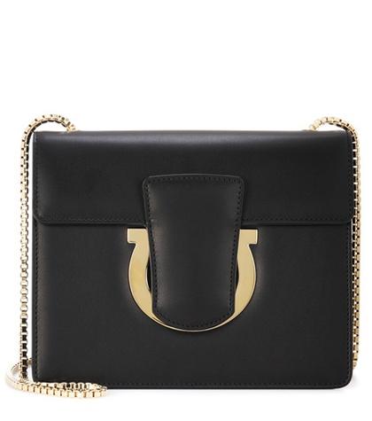 Salvatore Ferragamo Thalia Leather Shoulder Bag