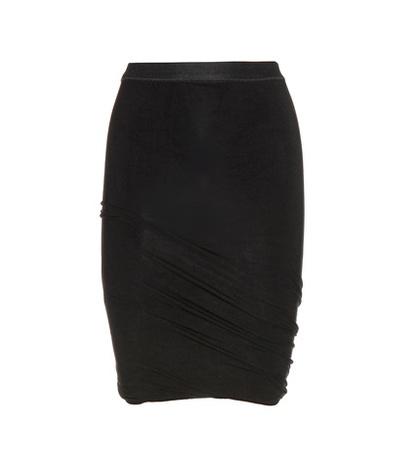 T By Alexander Wang Draped Jersey Miniskirt