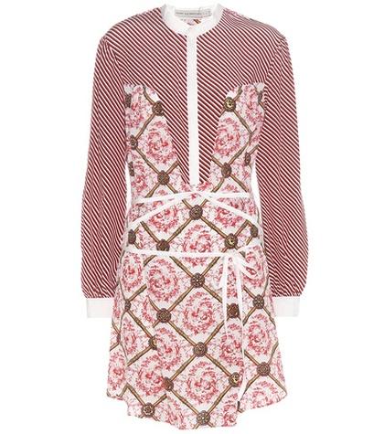 Loren Stewart Ambrosia Printed Silk Dress