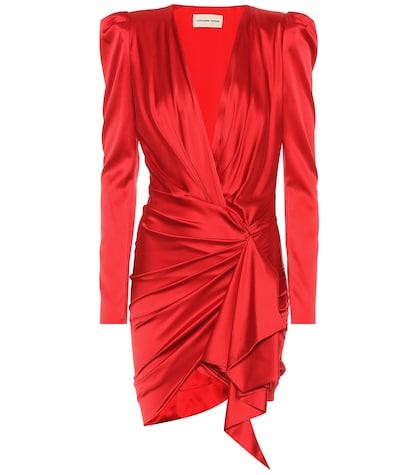 Alexandre Vauthier Satin Minidress