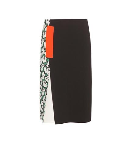 Stella Mccartney Patchwork Crêpe Skirt