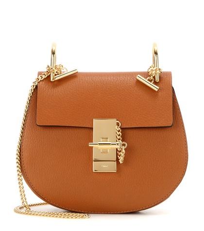 Balmain Drew Mini Leather Shoulder Bag