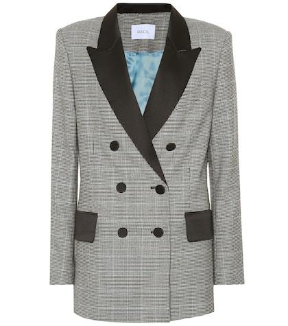 Racil Audrey Checked Wool Blazer