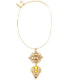 Oscar De La Renta Cry Shadow Ornamental Necklace
