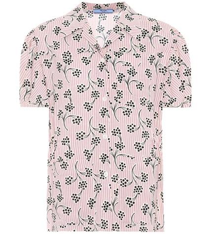 Prada Floral Printed Shirt