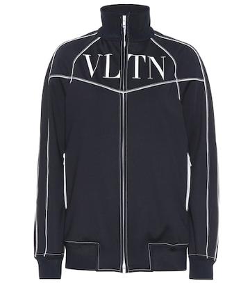 Valentino Vltn Tech Jersey Track Jacket