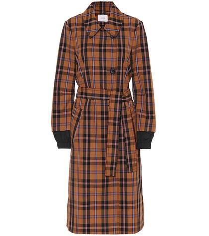 Dorothee Schumacher Checked Trench Coat