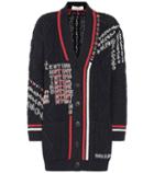 Valentino Embellished Wool Cardigan