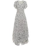 Balenciaga Coralie Checked Cotton Maxi Dress