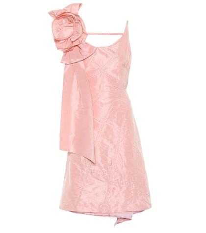 Prada Distressed Asymmetric Silk Dress
