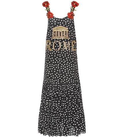 Dolce & Gabbana Embellished Silk Dress