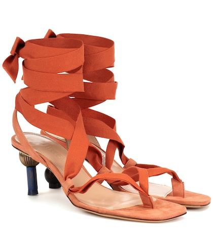 Jimmy Choo Capri Suede Sandals