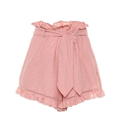 Jonathan Simkhai Broderie Anglaise Cotton Shorts