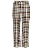 Jonathan Simkhai Actonby Cropped Plaid Pants