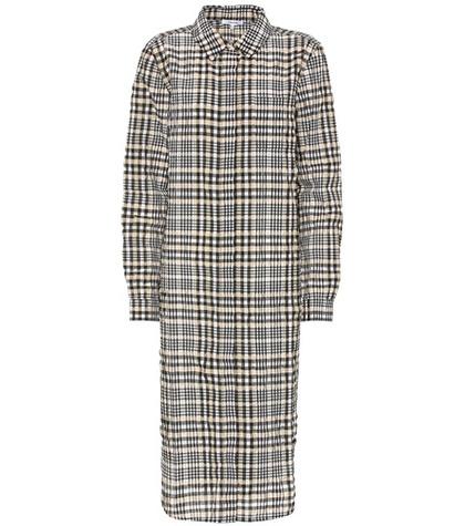 Ganni Charron Seersucker Dress