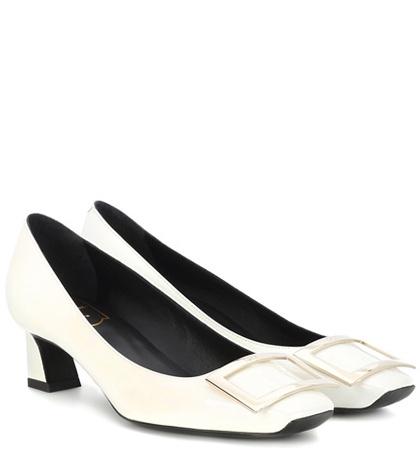 Dolce & Gabbana Belle Vivier Trompette Leather Pumps