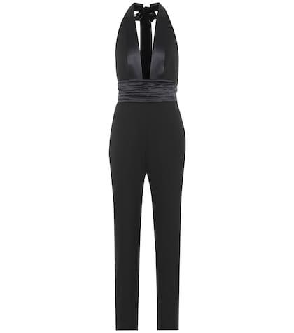 Monique Lhuillier Wool-blend Jumpsuit