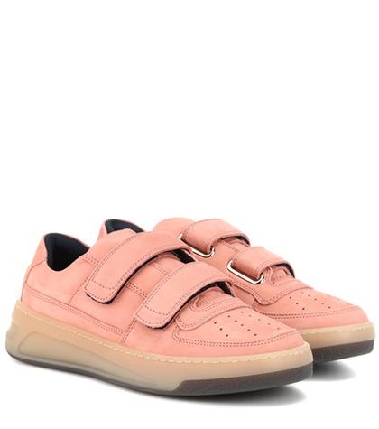 Acne Studios Steffey Nubuck Leather Sneakers