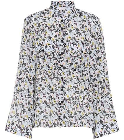 Chlo Floral-printed Crêpe Blouse