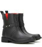 Prada Moto Rain Rubber Boots