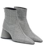 Mm6 Maison Margiela Houndstooth Ankle Boots