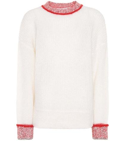 Aquazzura Take Off Mohair-blend Sweater