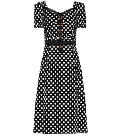 Dolce & Gabbana Polka-dotted Cotton Dress