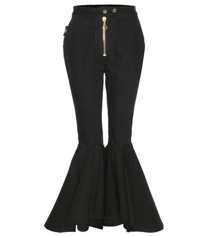 Salvatore Ferragamo Alejandro Crop Flare Jeans